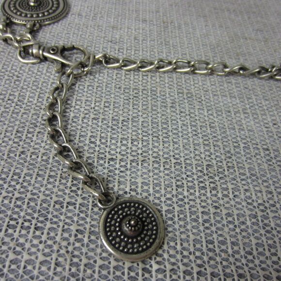 Vintage Concho Belt Womens Large Medallion Wood Chain Western Fashion main image 8